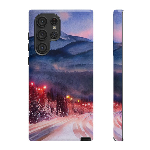 Christmas in Vail Colorado - Impact Resistant Phone Case Samsung Galaxy S22 Ultra Glossy